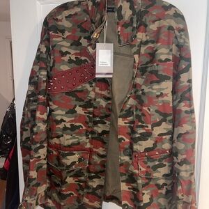Zara Camouflage Studded women’s jacket